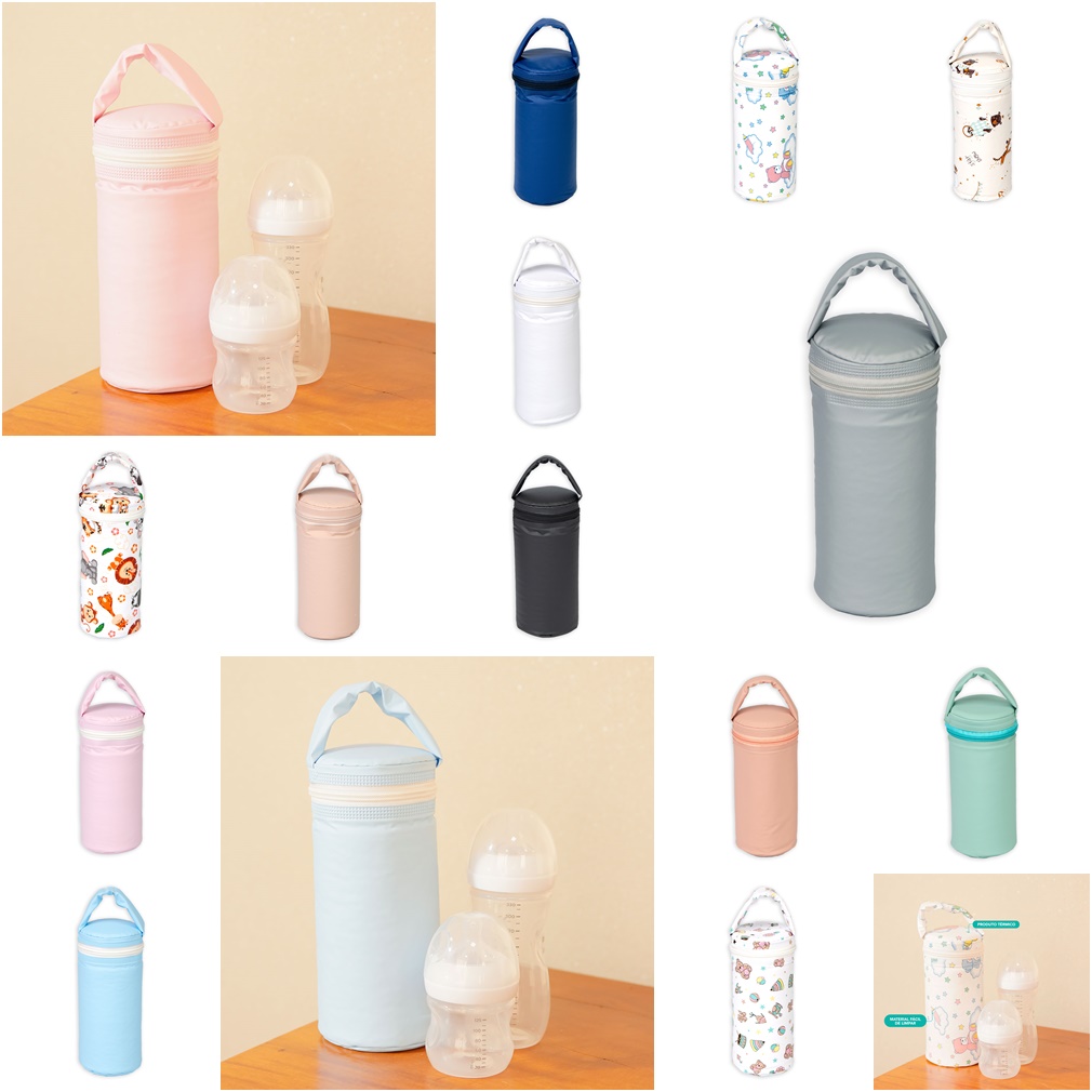 Porta Mamadeira e Copo Bebê e Infantil Térmico 1L