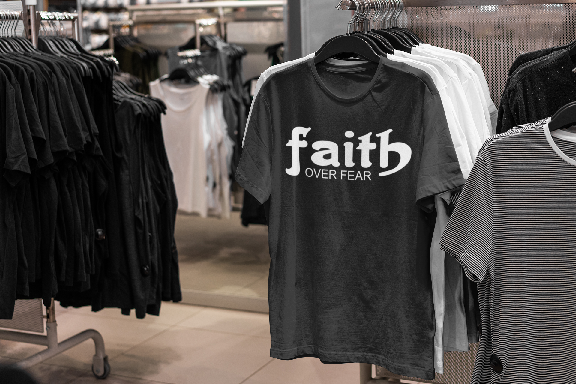 Faith over Fear Graphic T-Shirt
