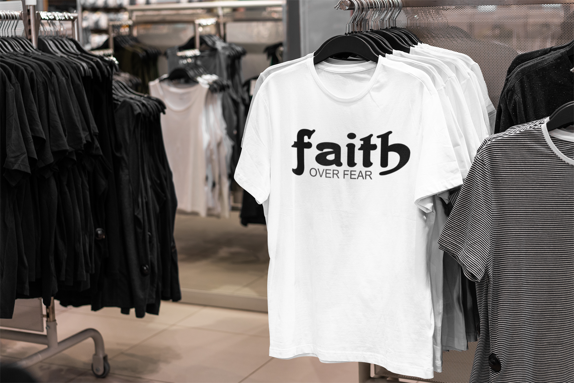 Faith over Fear Graphic T-Shirt