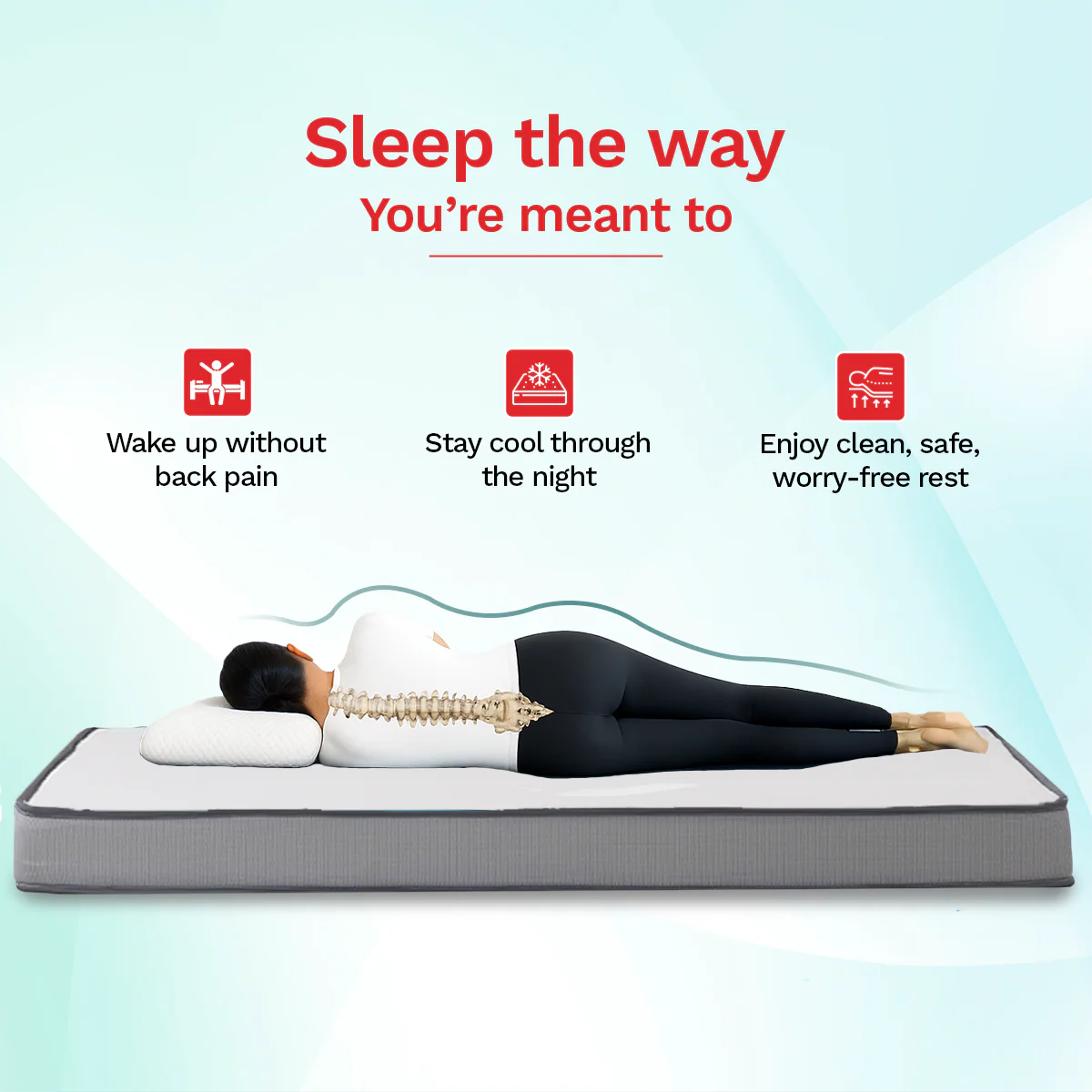 Orthopedic Roll Pack Foam Mattress