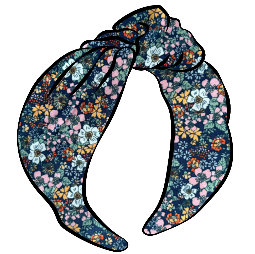 Navy Patch Diadema
