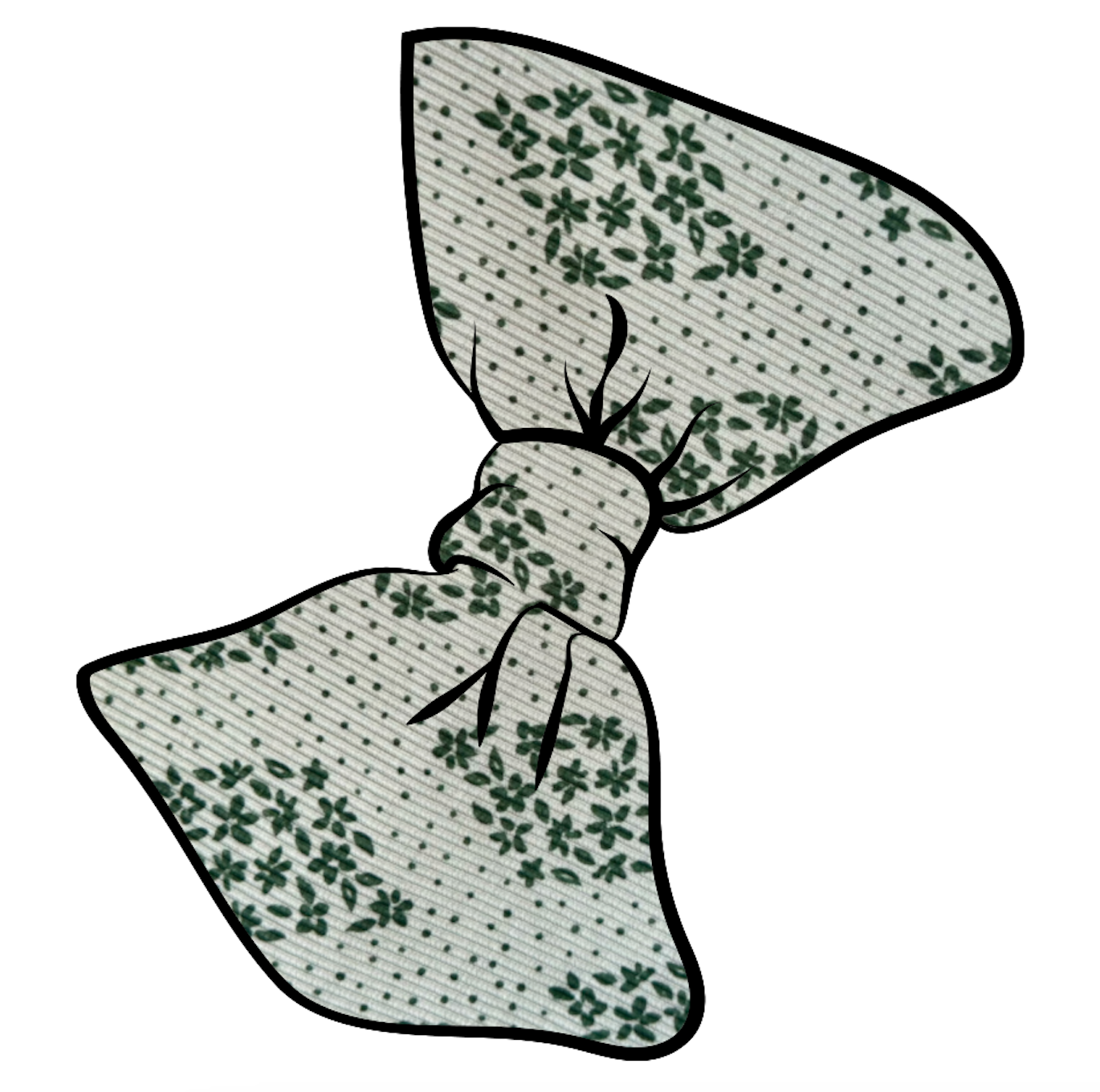 Lucky Green Knit Mila Bow