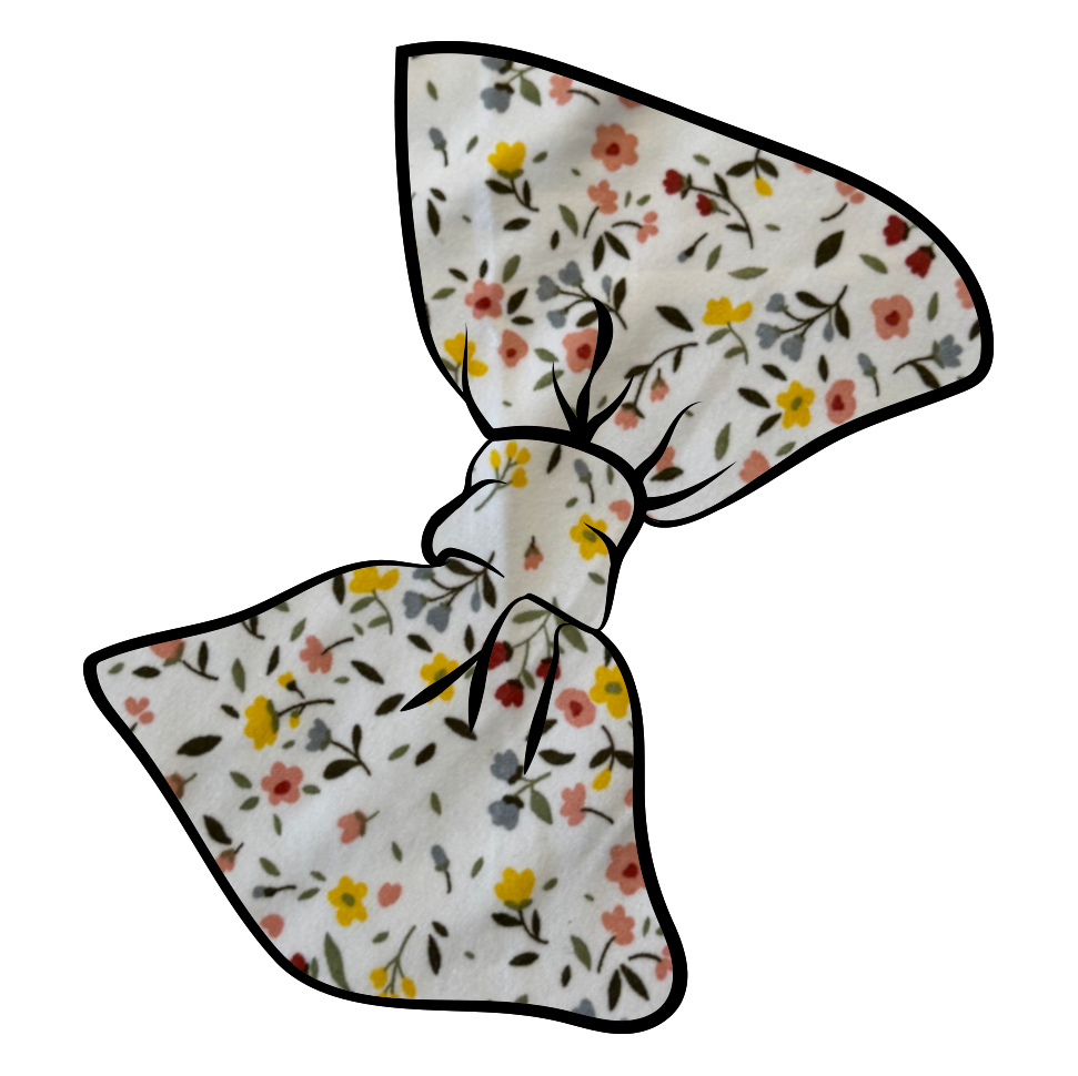 Tiny Floral Mila Bow