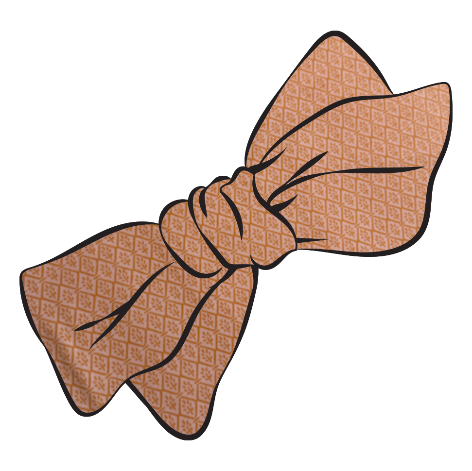 Orange Diamond Mar Bow