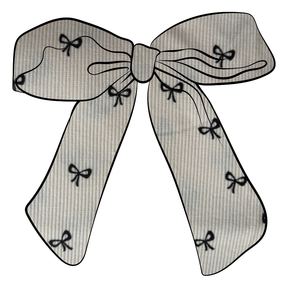Black Bow Gabby Bow