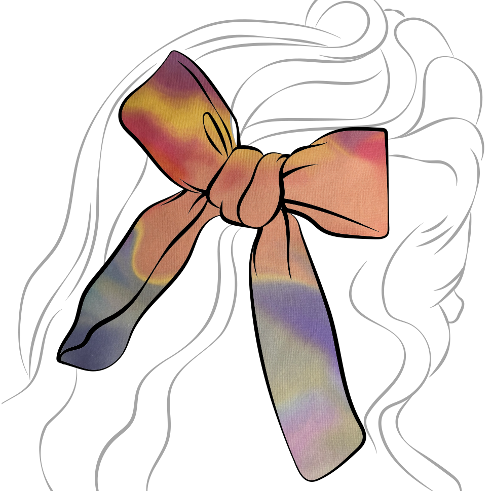Rainbow Gabby Bow
