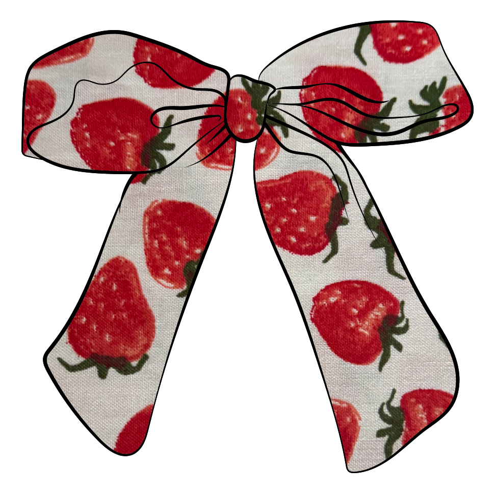 Strawberry Gabby Bow