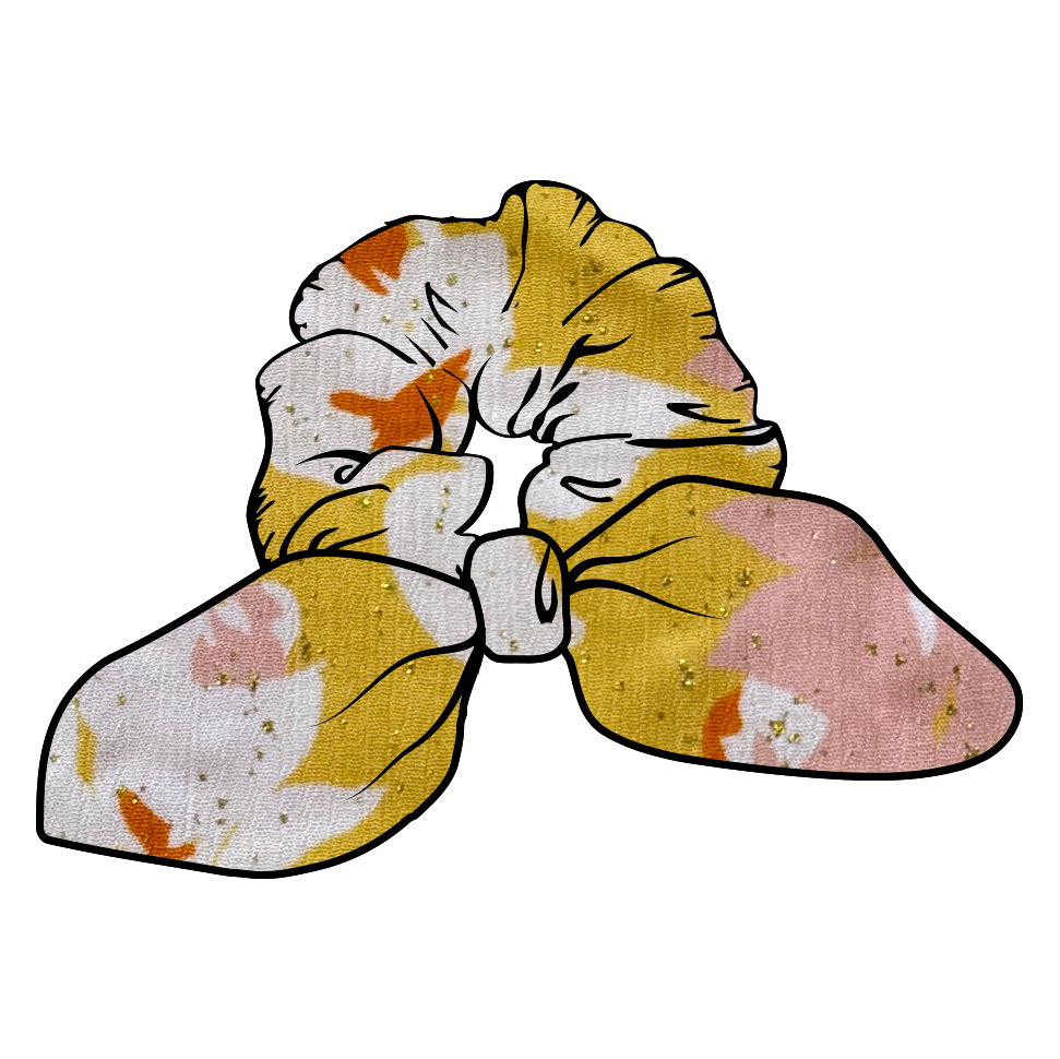 Yellow Gold Margie Scrunchie