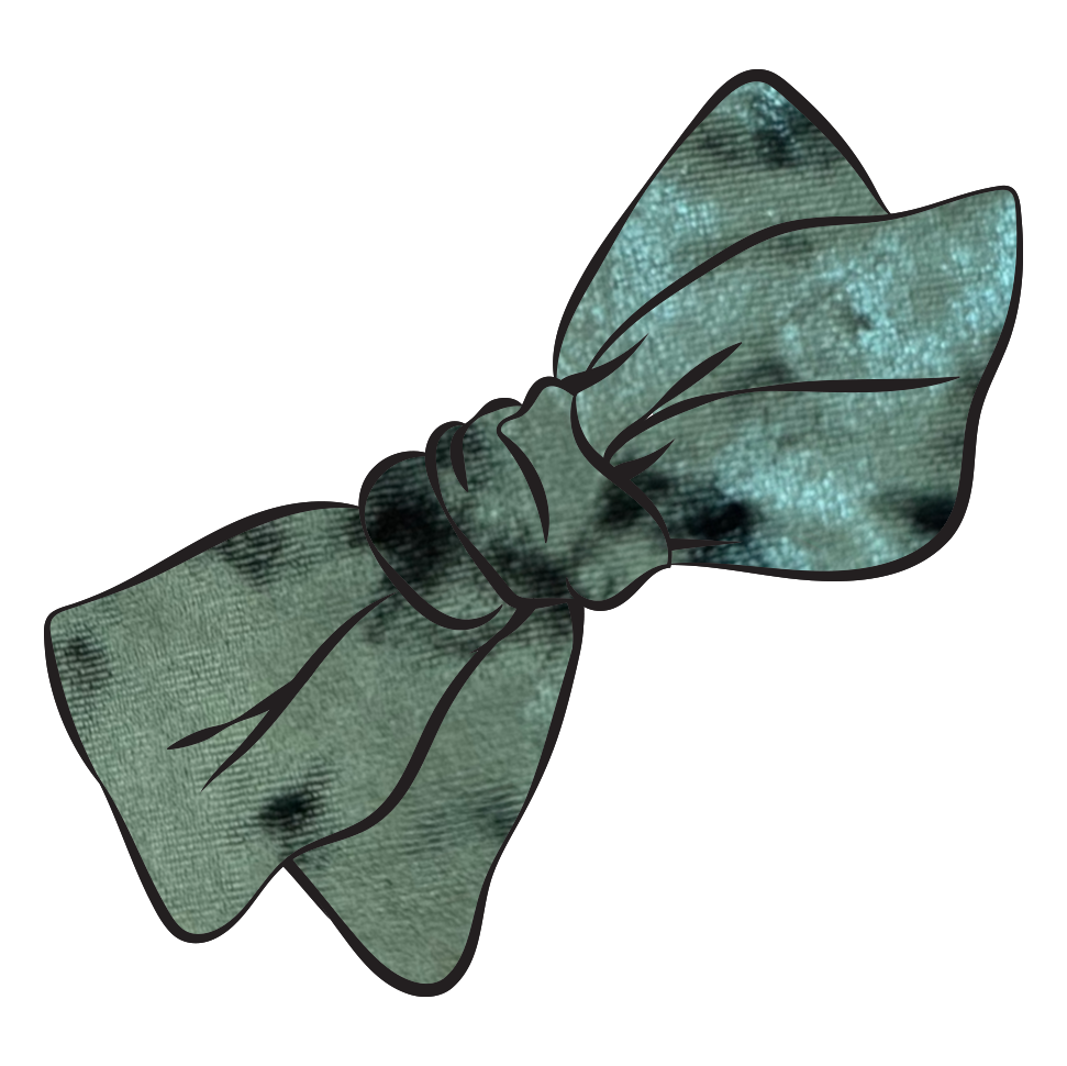 Green Velvet Mar Bow