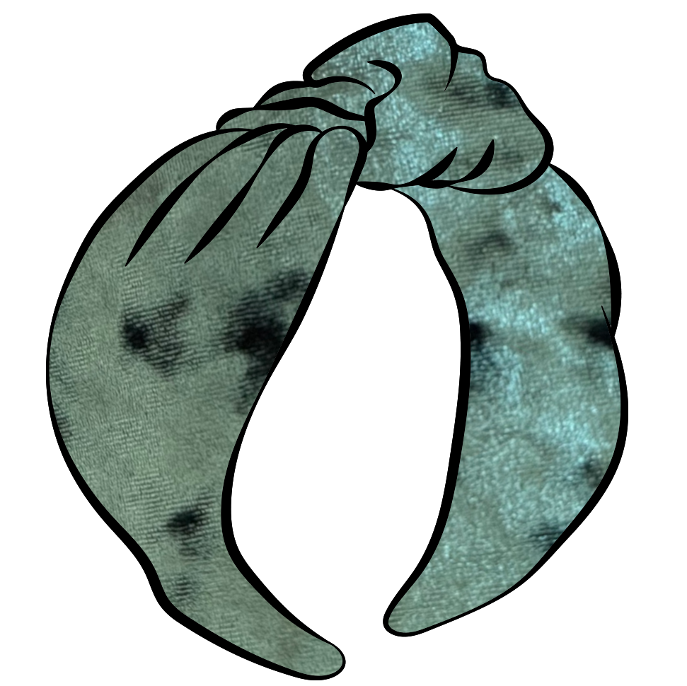Green Velvet Diadema