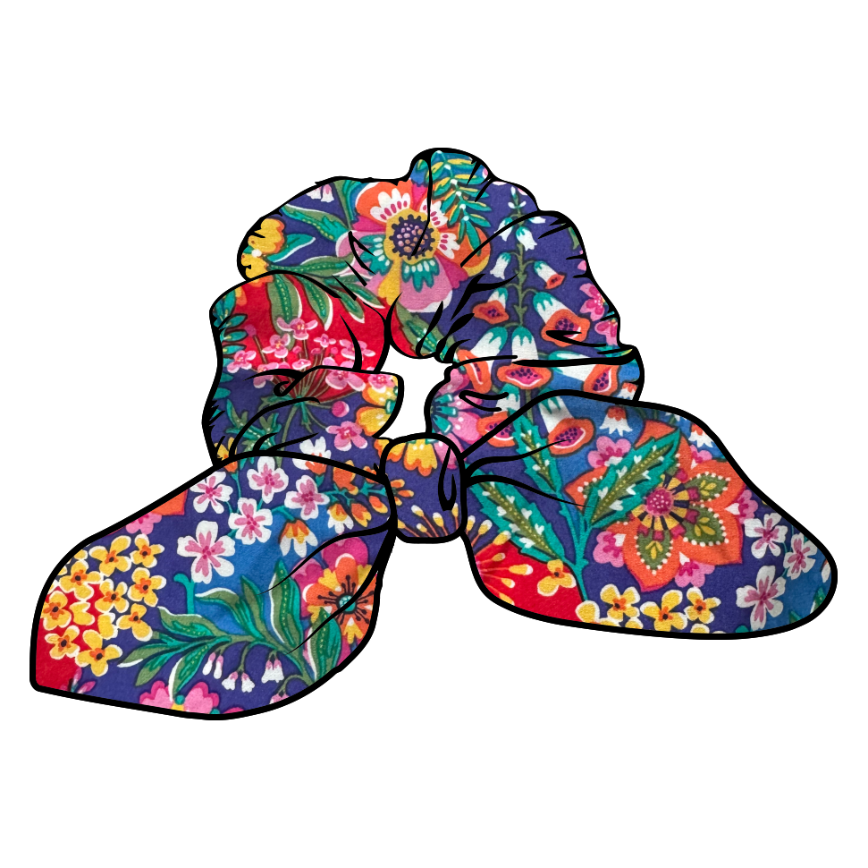 Summer Floral Margie Scrunchie