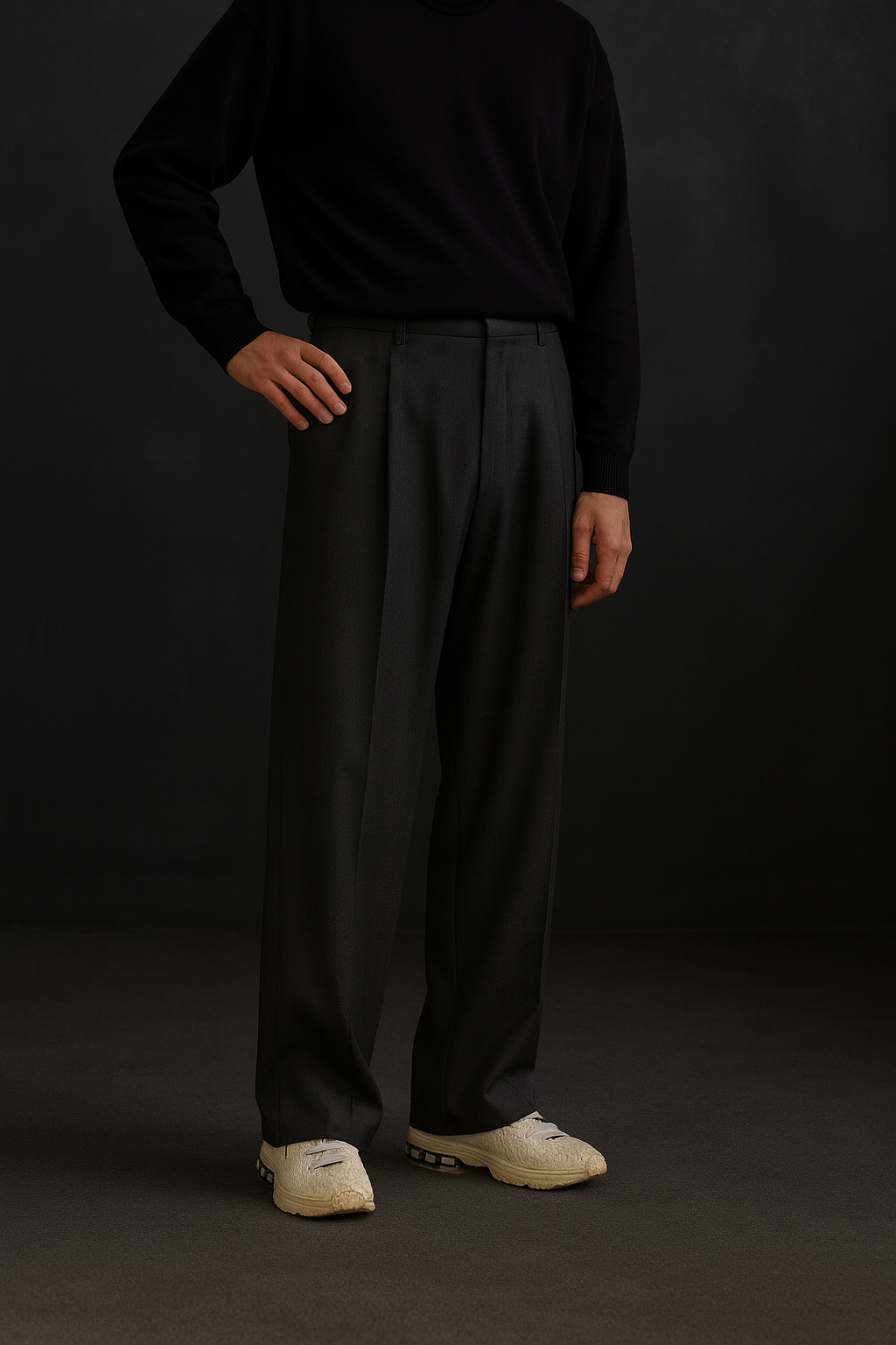 PANTALON SIMPLE DROIT AMPLE