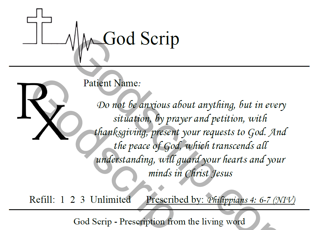 PHILIPPIANS 4:6-7 (NIV)