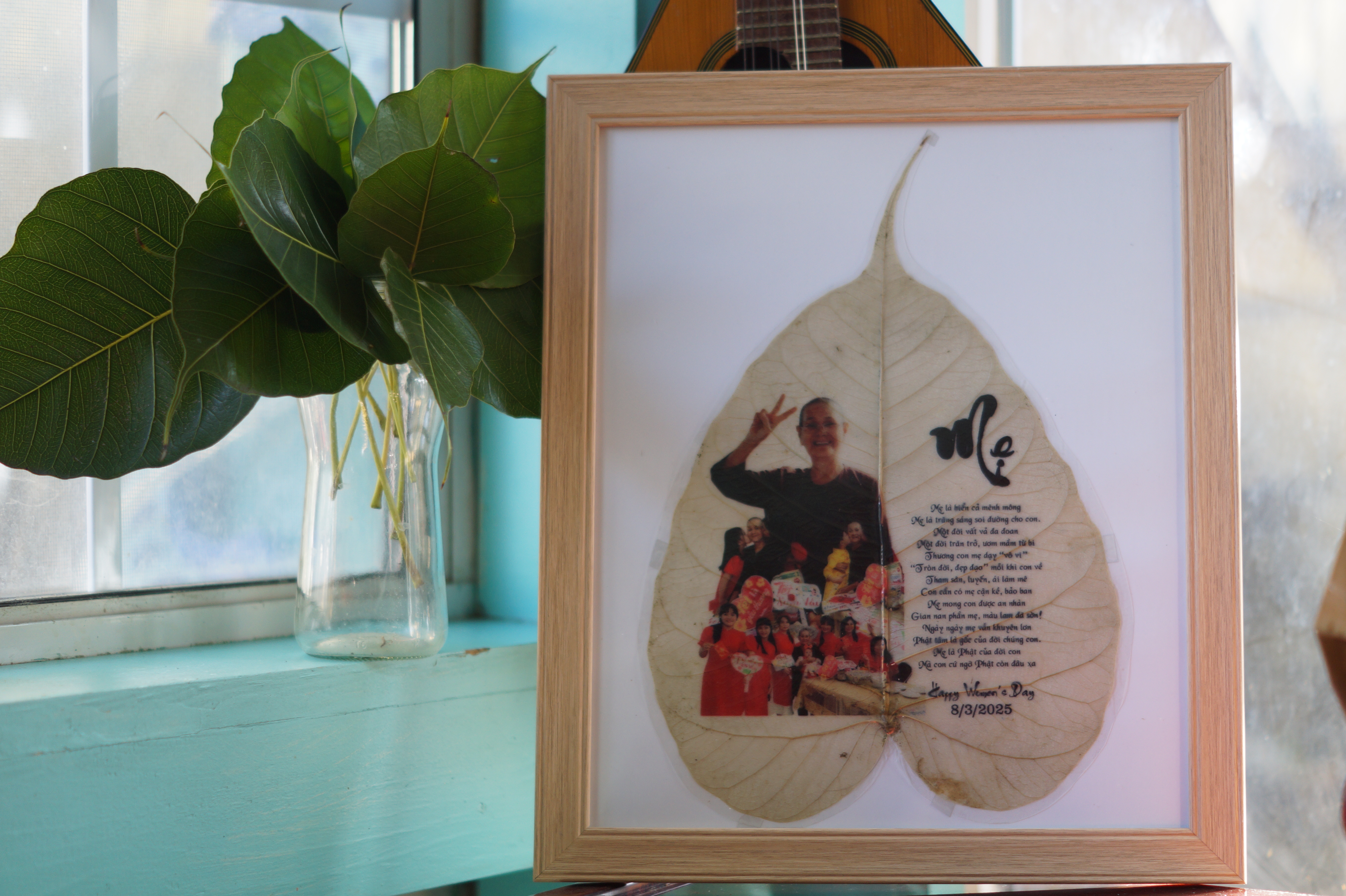 Heartfelt Bodhi Leaf Mother's Day Gift 