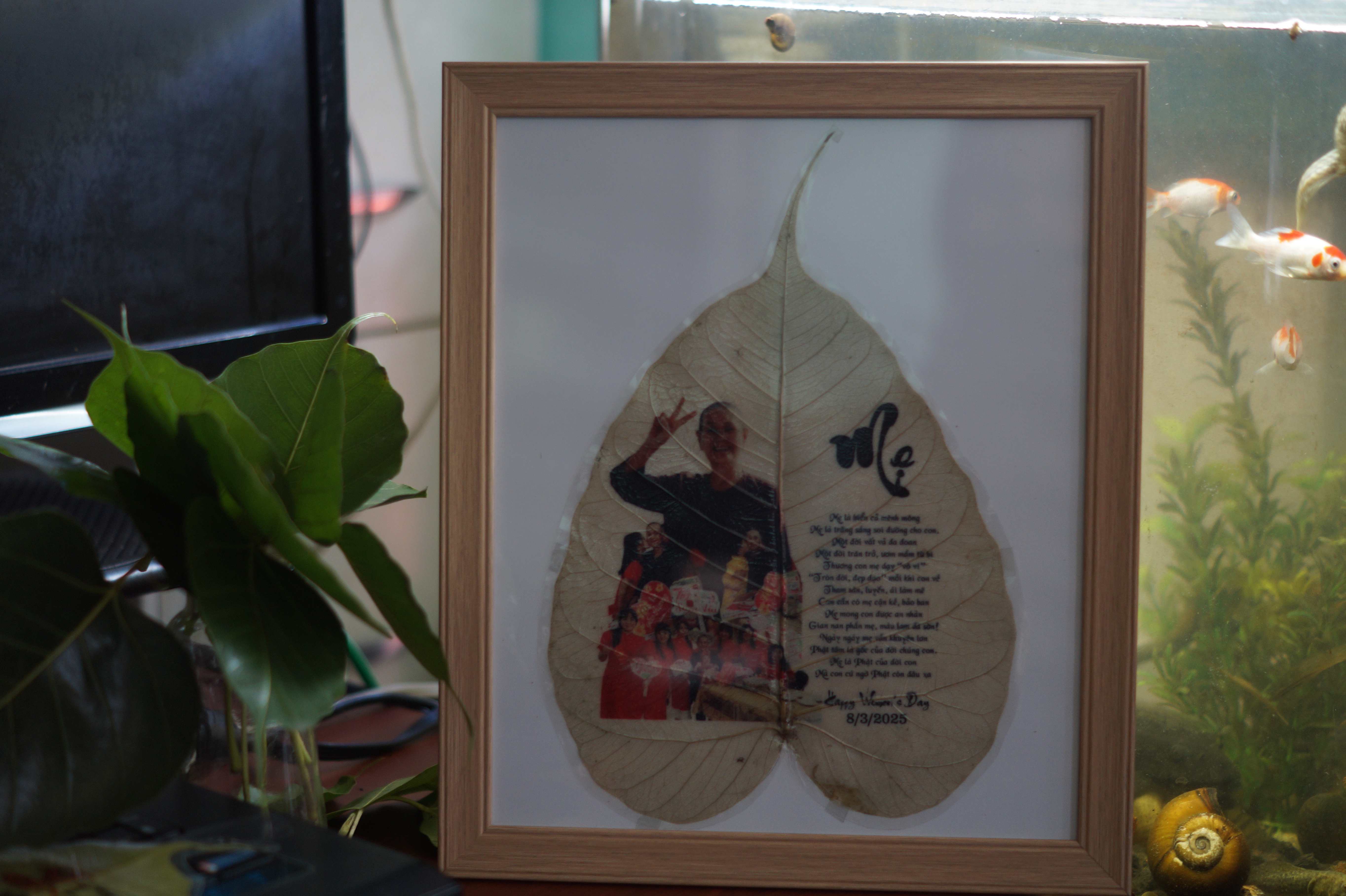Heartfelt Bodhi Leaf Mother's Day Gift 