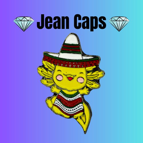 Ajolote Amarillo Con Atuendo Mexicano