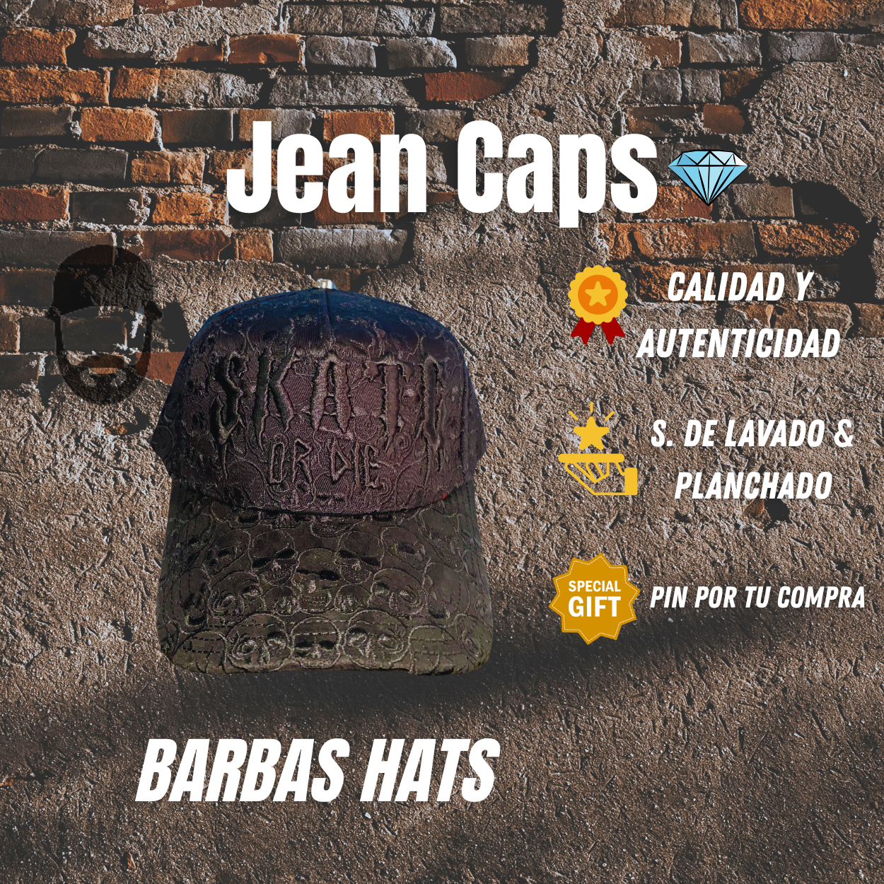 El Barbas Hats | Skate Or Die