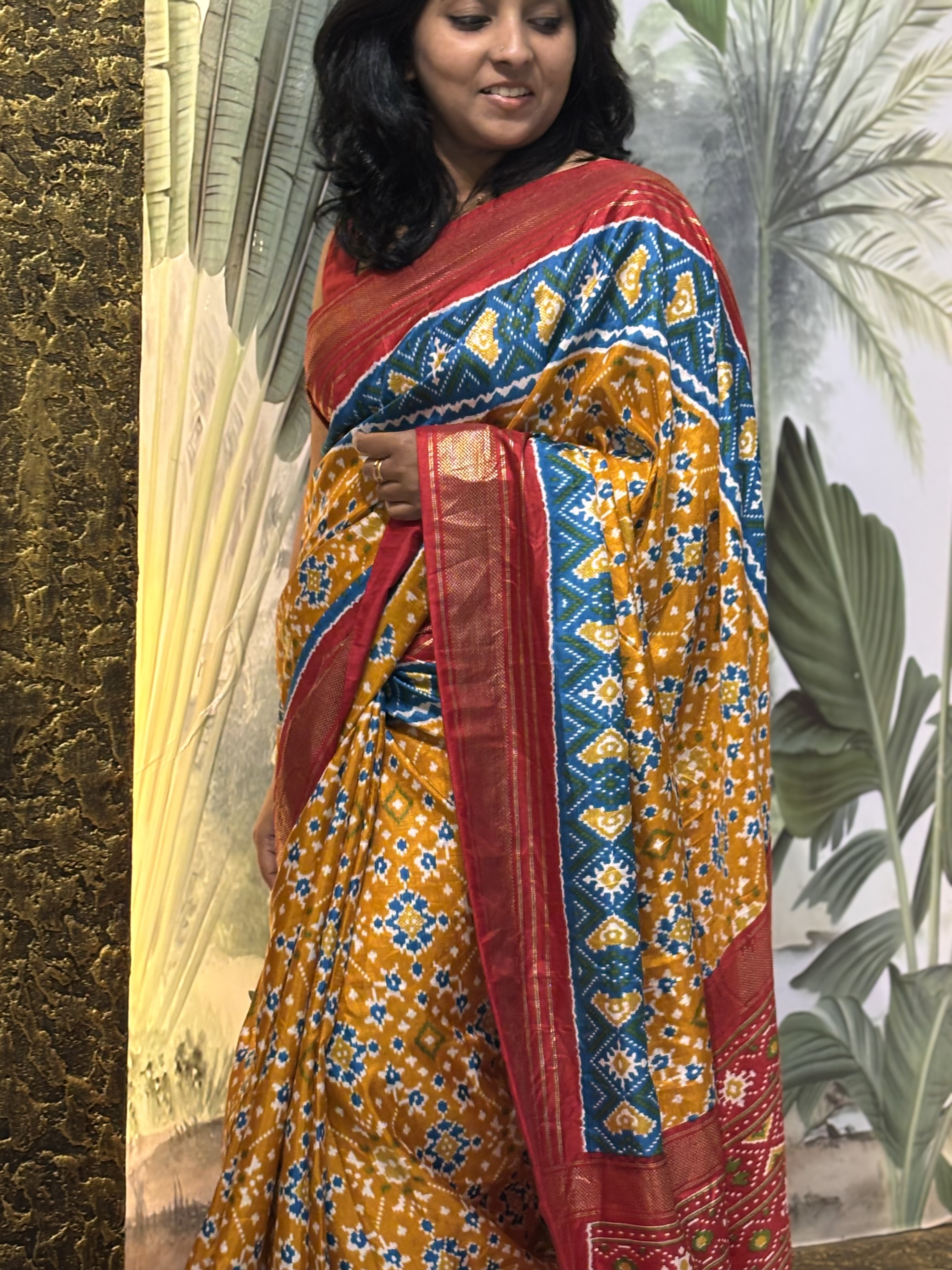 Printed Semi Silk Saree | Elegant & Lightweight