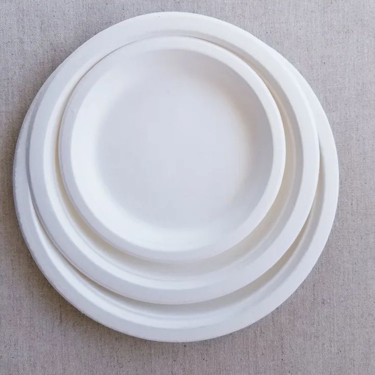 Round Biodegradable Plates