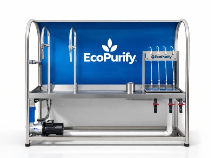 EcoPurify Bottle Filling Station for RO Shops