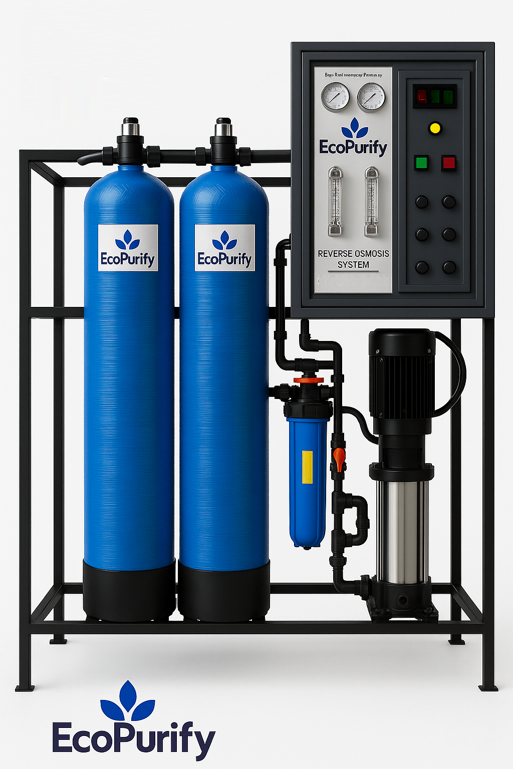 EcoPurify Customizable RO Plant Solutions (1,500–150,000 GPD)