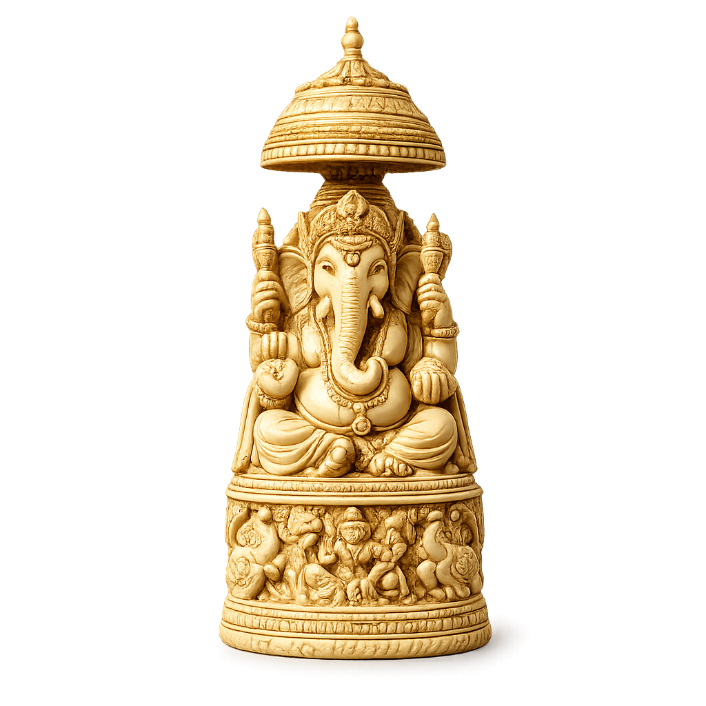 Marble Ganesha Idol – Handcrafted Symbol of Prosperity & Blessings
