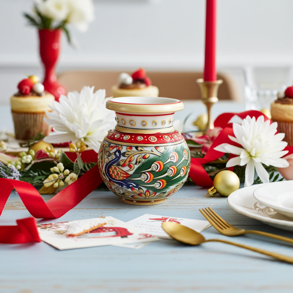 Hand-painted Decorative Ceramic Vase