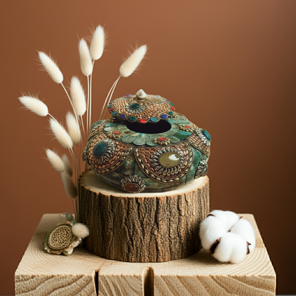 Handcrafted Ornate Jewelry Box