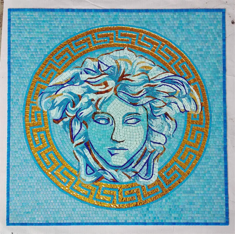 Moderne Glas Mosaik Wandkunst Fliesen || Modern Glass Mosaic Wall Art Tiles