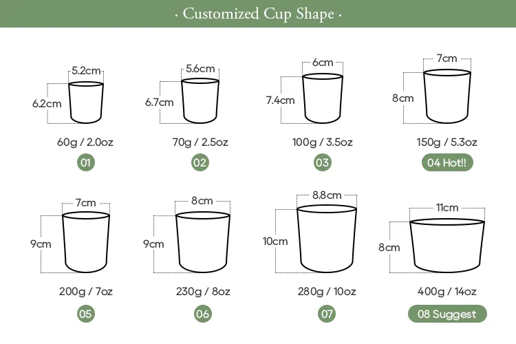 Luxus Duftkerzen-Set mit Holzdocht und Soja-Wachs für Wohnkultur || Luxury Soy Wax Scented Candle Gift Set with Wooden Wick for Home Decor