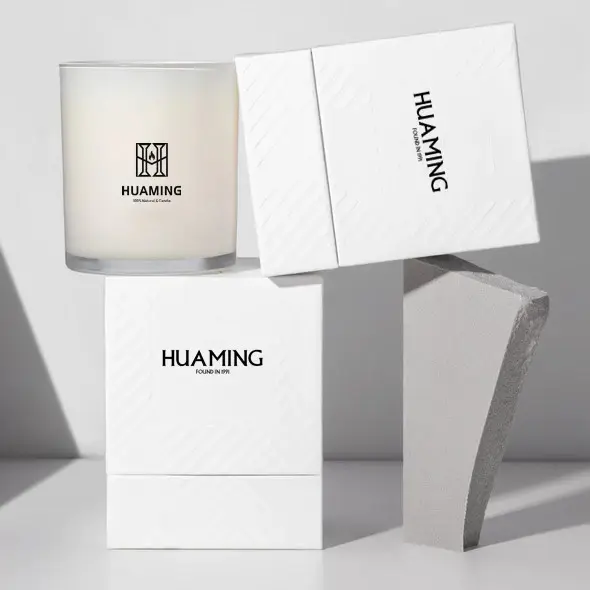 Luxus Duftkerze im Glasbehälter mit Sojawachs für Aromatherapie || Luxury Glass Jar Scented Candle with Soy Wax for Aromatherapy