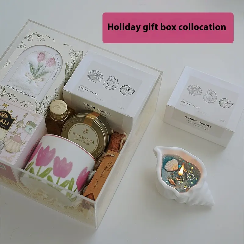 Neuartige Duftkerze in Muschel- und Schneckenform für maritime Atmosphäre || Novel Scented Candle in Seashell and Snail Shape for Ocean Atmosphere