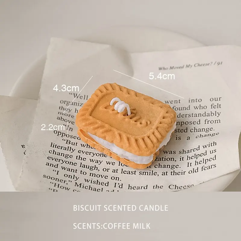 Neuartige Keks Duftkerze für Party- und Hochzeitsdekoration || Novel Cookie-Shaped Scented Candle for Party and Wedding Decoration
