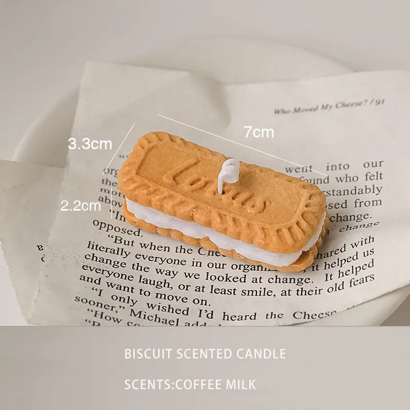 Neuartige Keks Duftkerze für Party- und Hochzeitsdekoration || Novel Cookie-Shaped Scented Candle for Party and Wedding Decoration