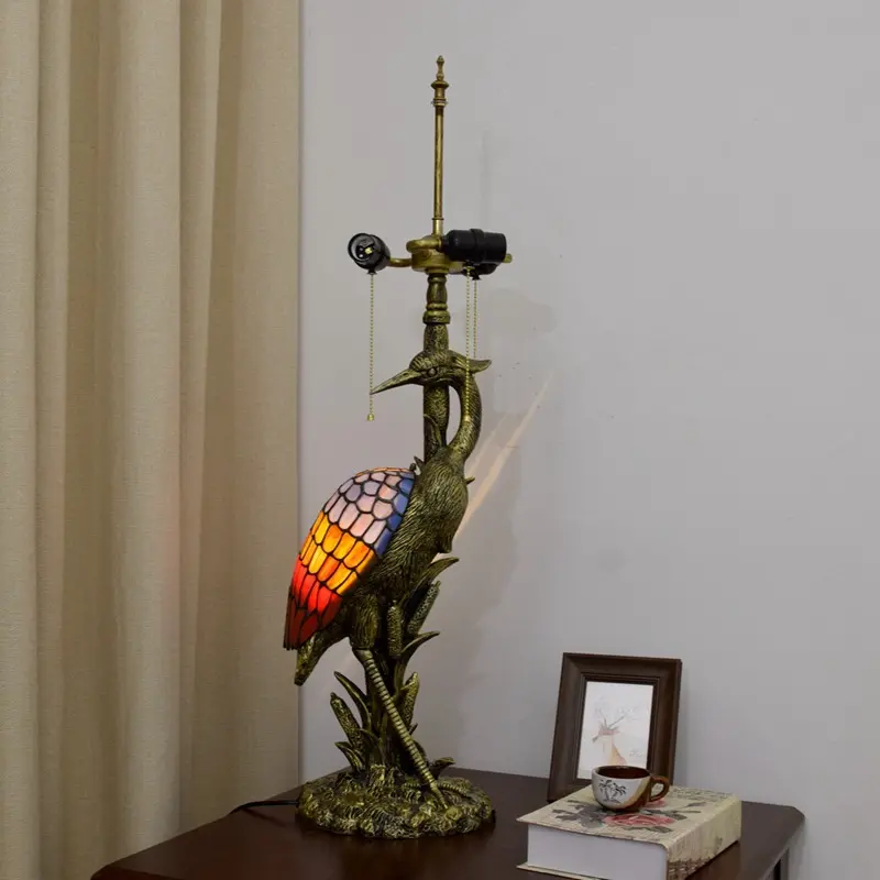Türkische Lampe mit farbigen Acrylperlen, Marokkanische Tischlampe, LED, Drahtloses Laden || Turkish lamp with coloured acrylic beads, Moroccan table lamp, LED, wireless charging