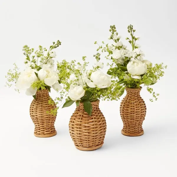 Handgefertigte Rattan Vase || Handcrafted Rattan Vase