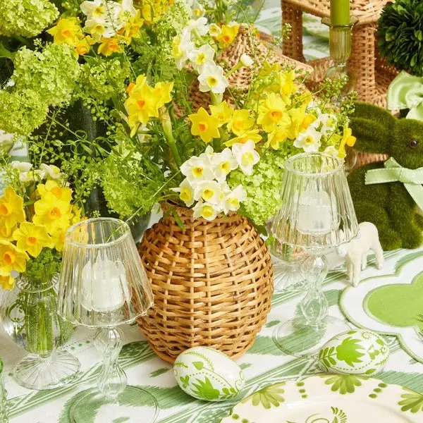 Handgefertigte Rattan Vase || Handcrafted Rattan Vase