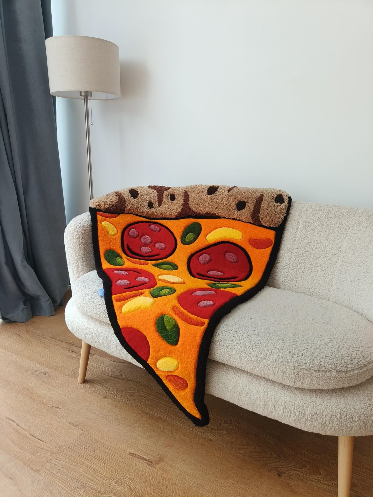 Giant Pizza Slice Rug - 4 feet