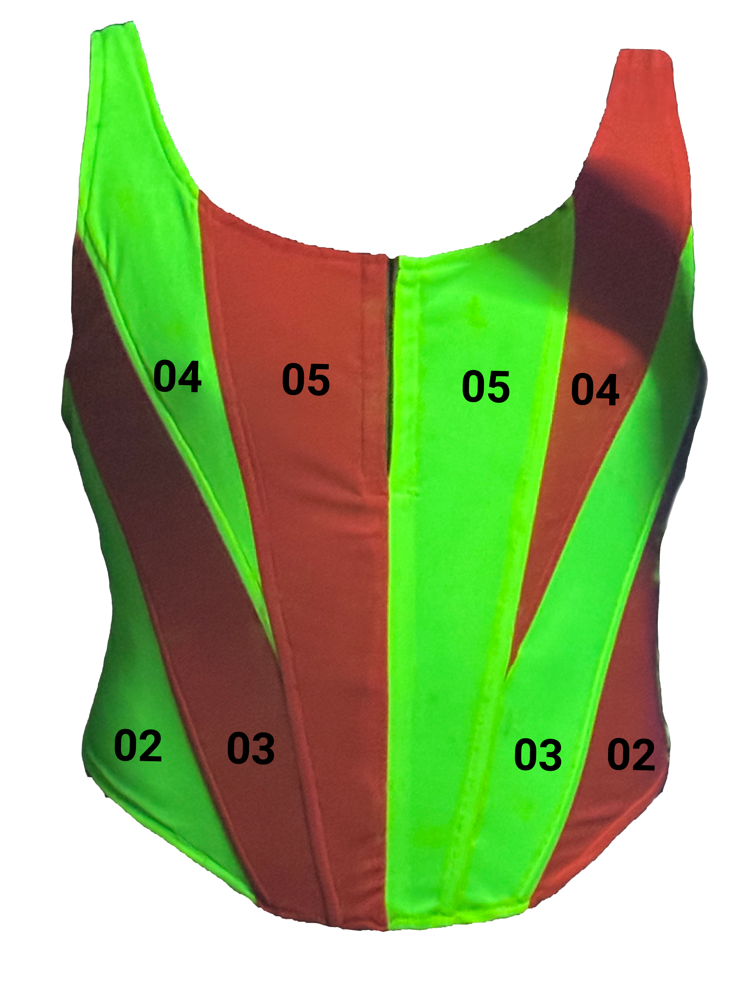 Sewing Pattern for a Bodice corset tank top with boning Size L DIGITAL DELIVERY Version 01