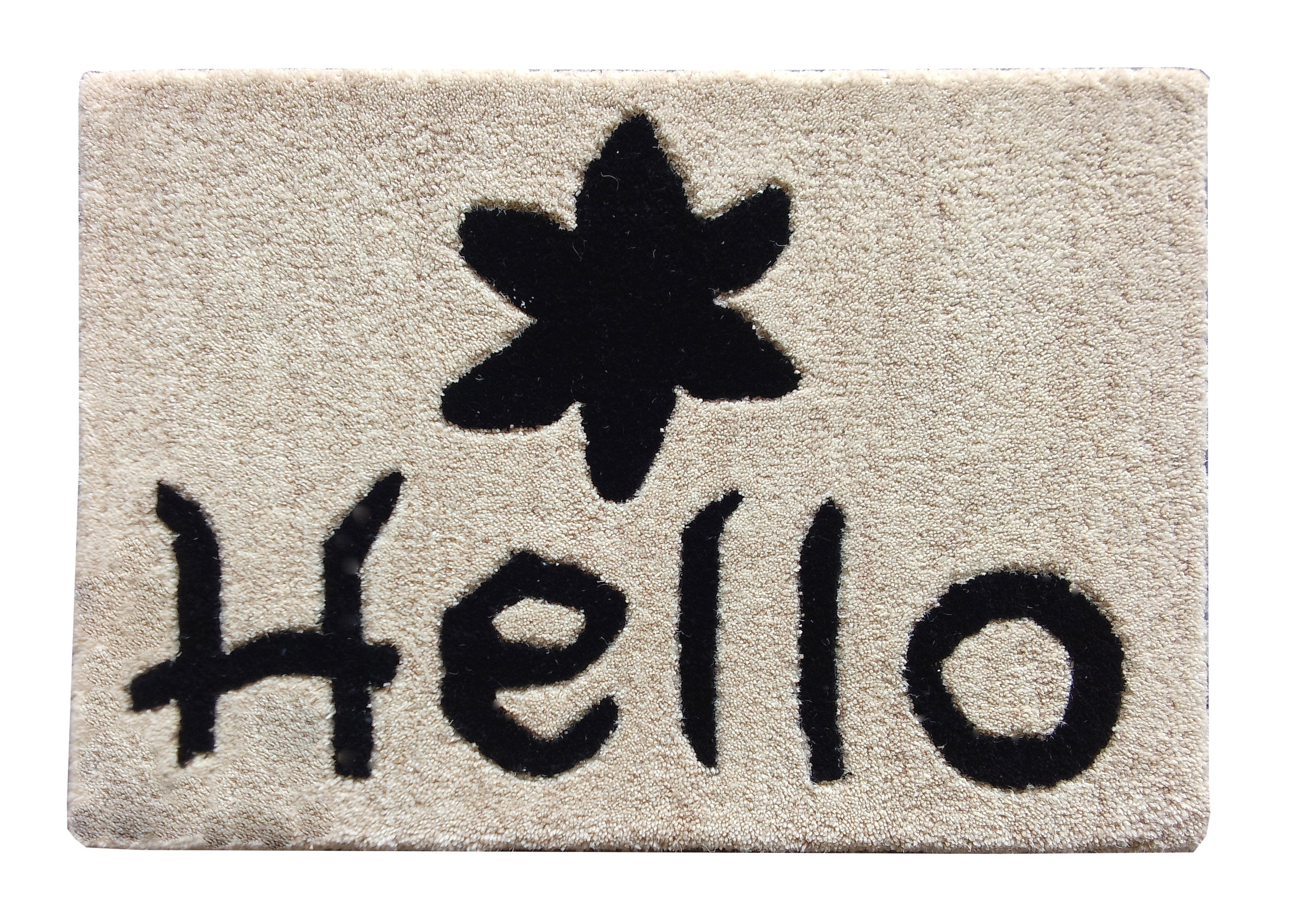 Handmade Welcome Doormat Stylish Rug for Front Door