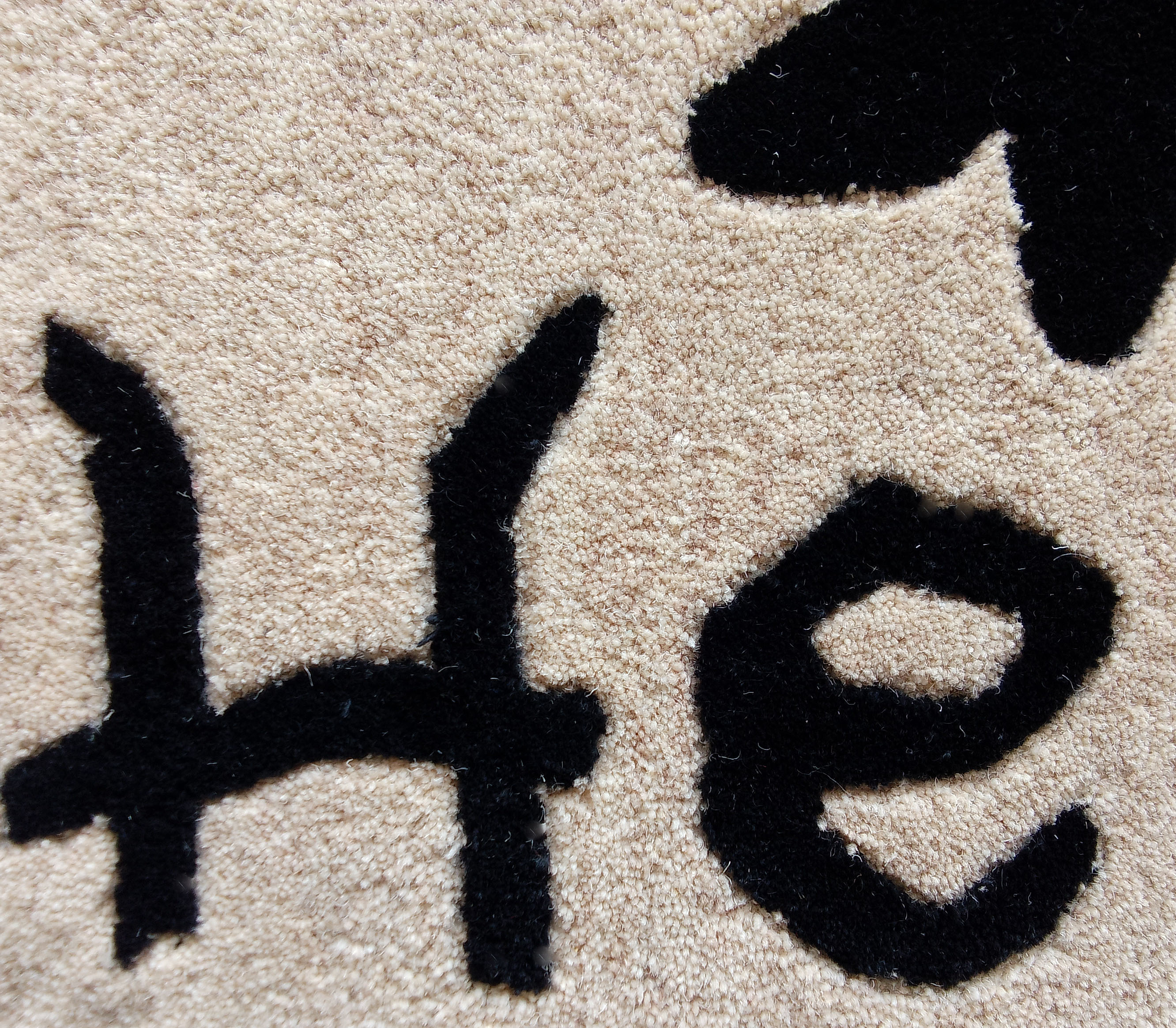 Handmade Welcome Doormat Stylish Rug for Front Door
