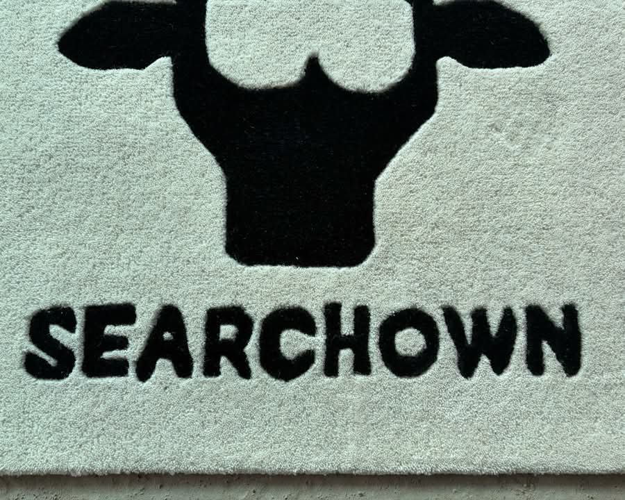 Hand Tufted Searchown Bull Design Custom Rug
