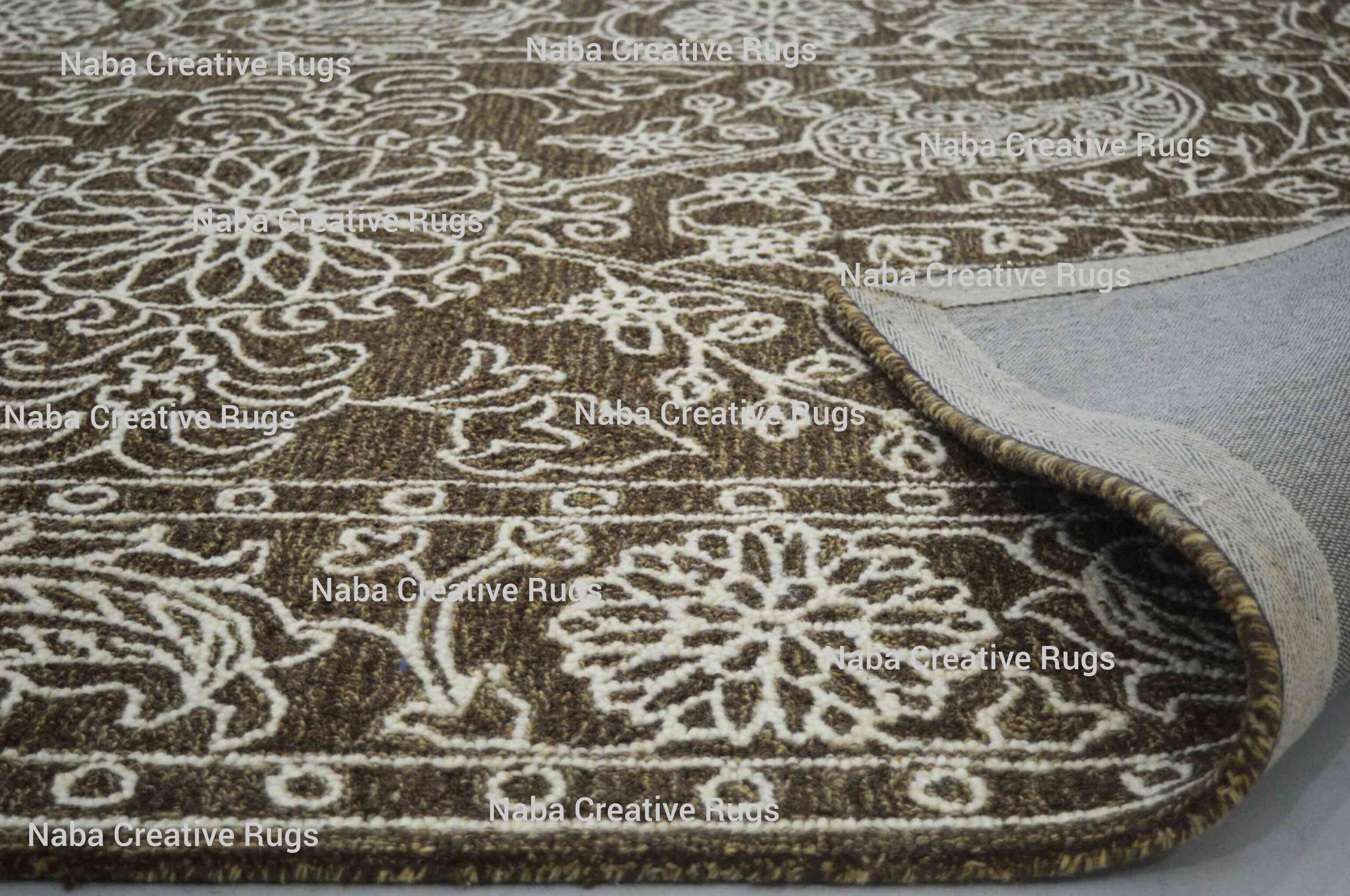 Hand Tufted Floral Area Rug for Living Room, Bedroom and Guest Room