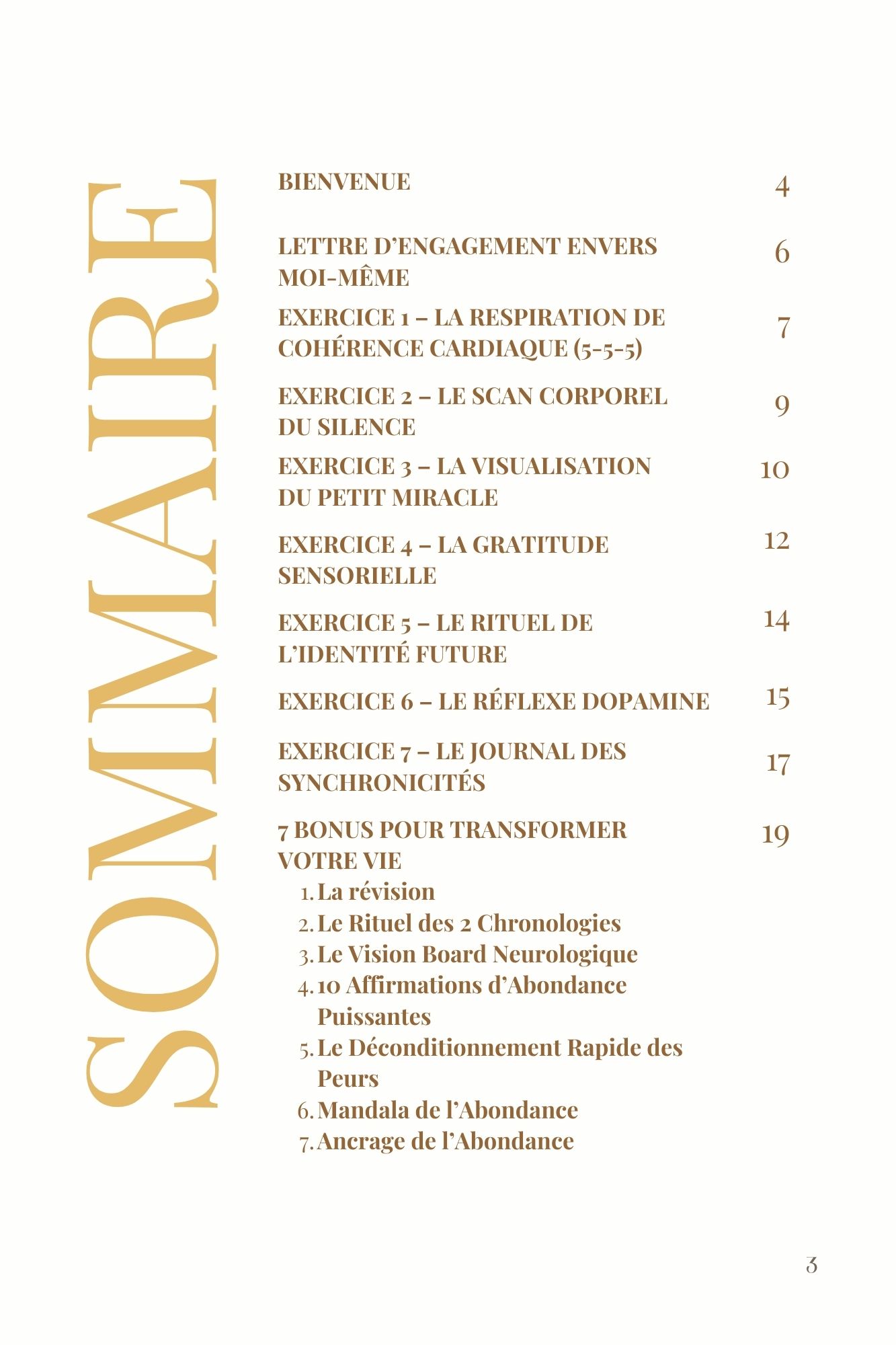 Livre numérique. Se Connecter à L’Abondance  : 7 Exercices Neuroscientifiques  pour Attirer l’Abondance