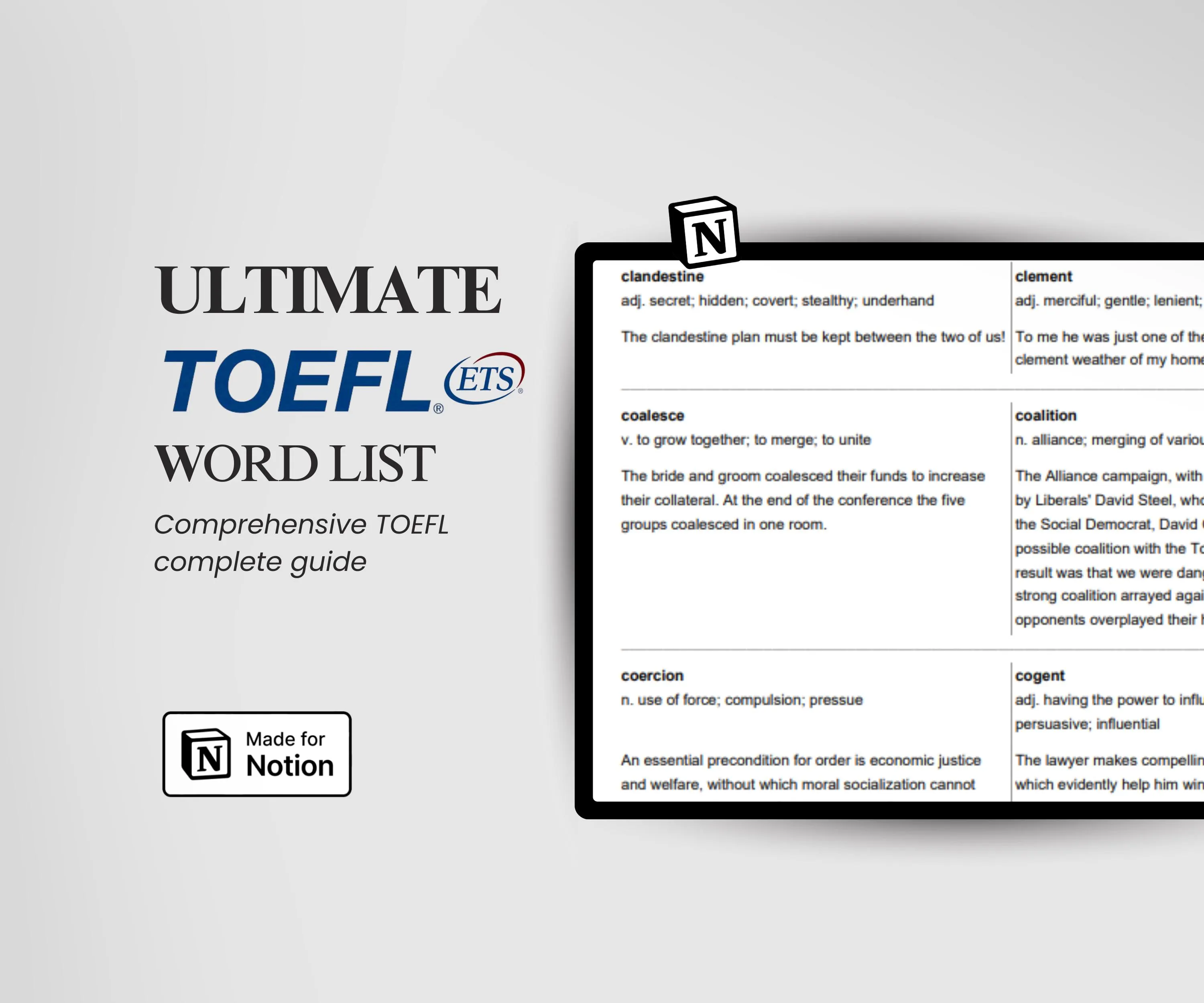 +600  Essential TOEFL  Words - English Vocabulary Guide