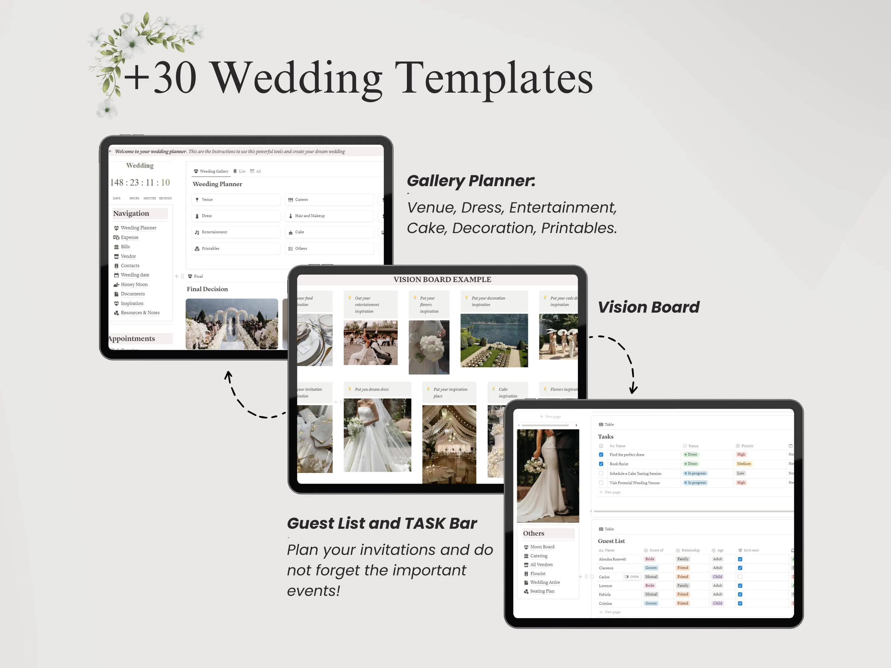 Digital Wedding Planner | Plantilla Notion para Organización de Bodas