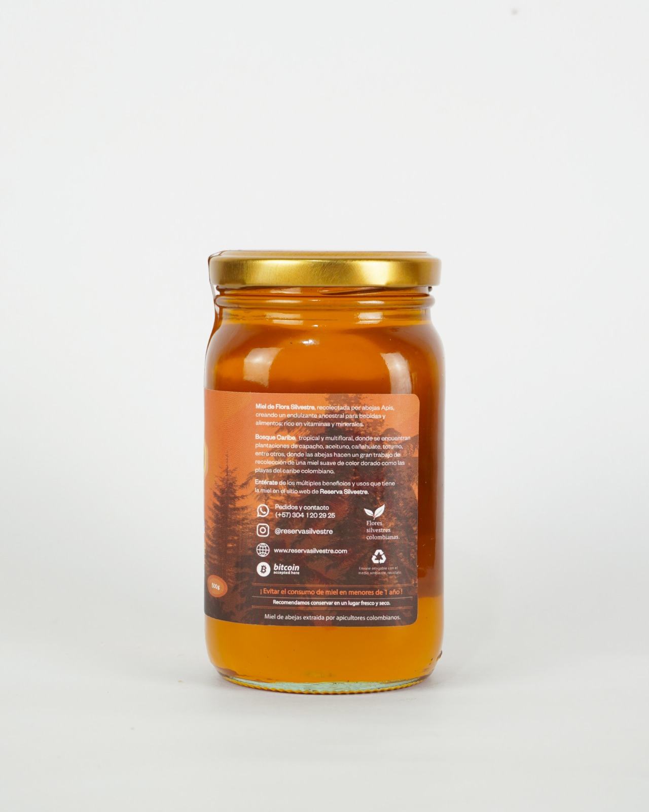 Miel de abeja pura Reserva Silvestre - 500g
