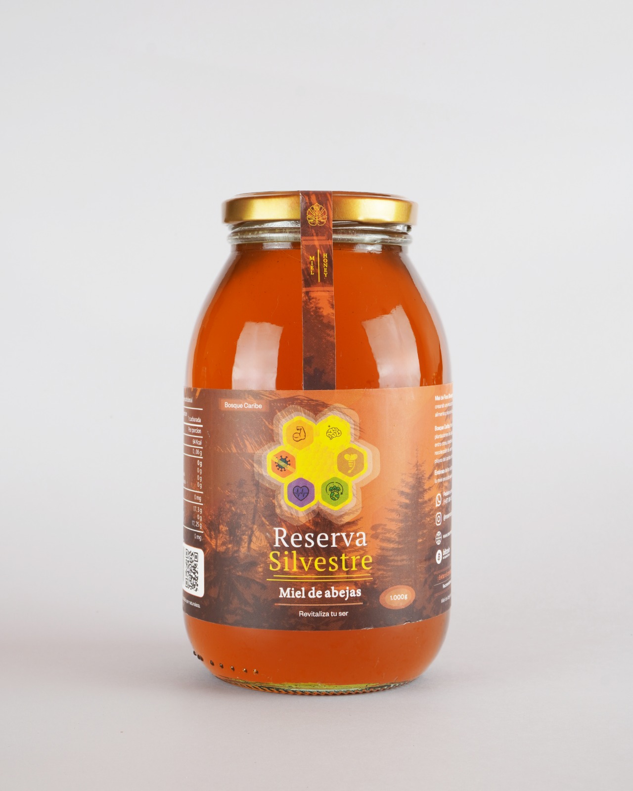 Miel de abeja pura Reserva Silvestre - 1kg