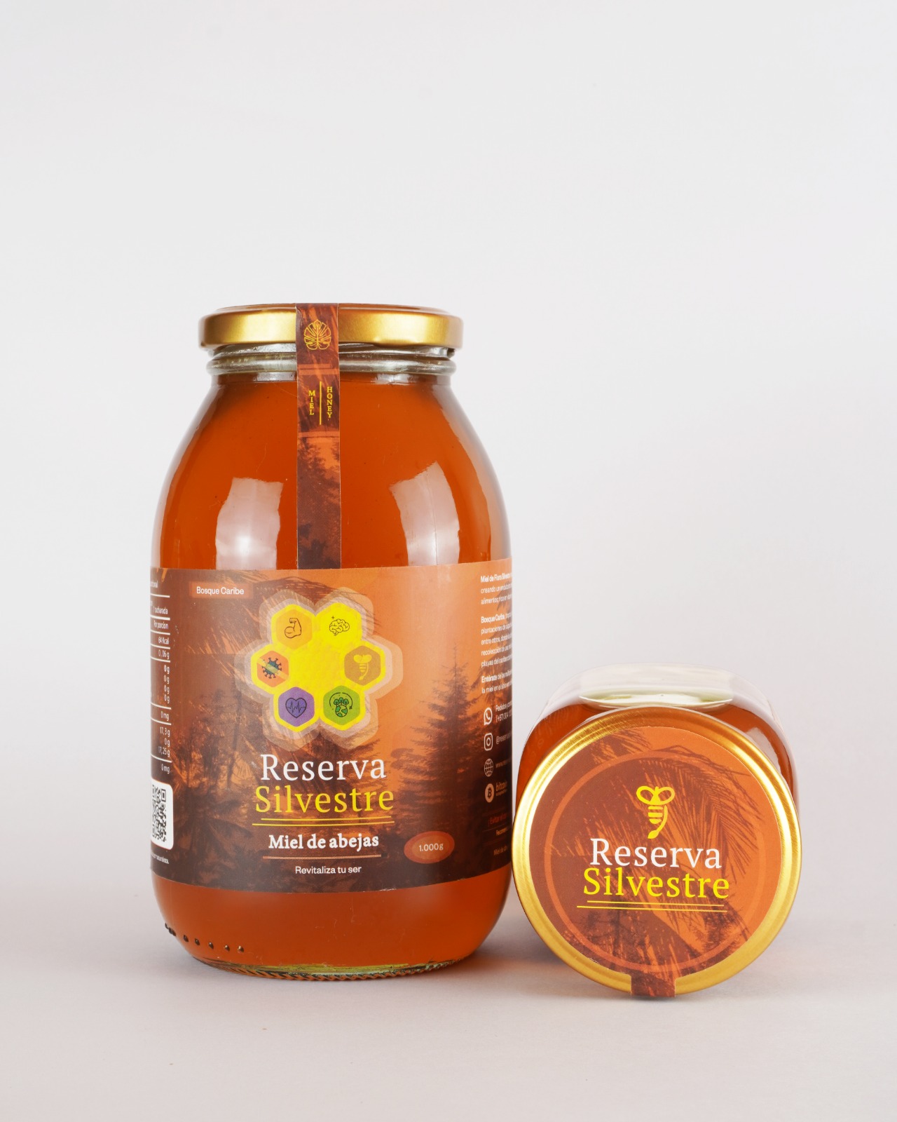 Miel de abeja pura Reserva Silvestre - 1kg