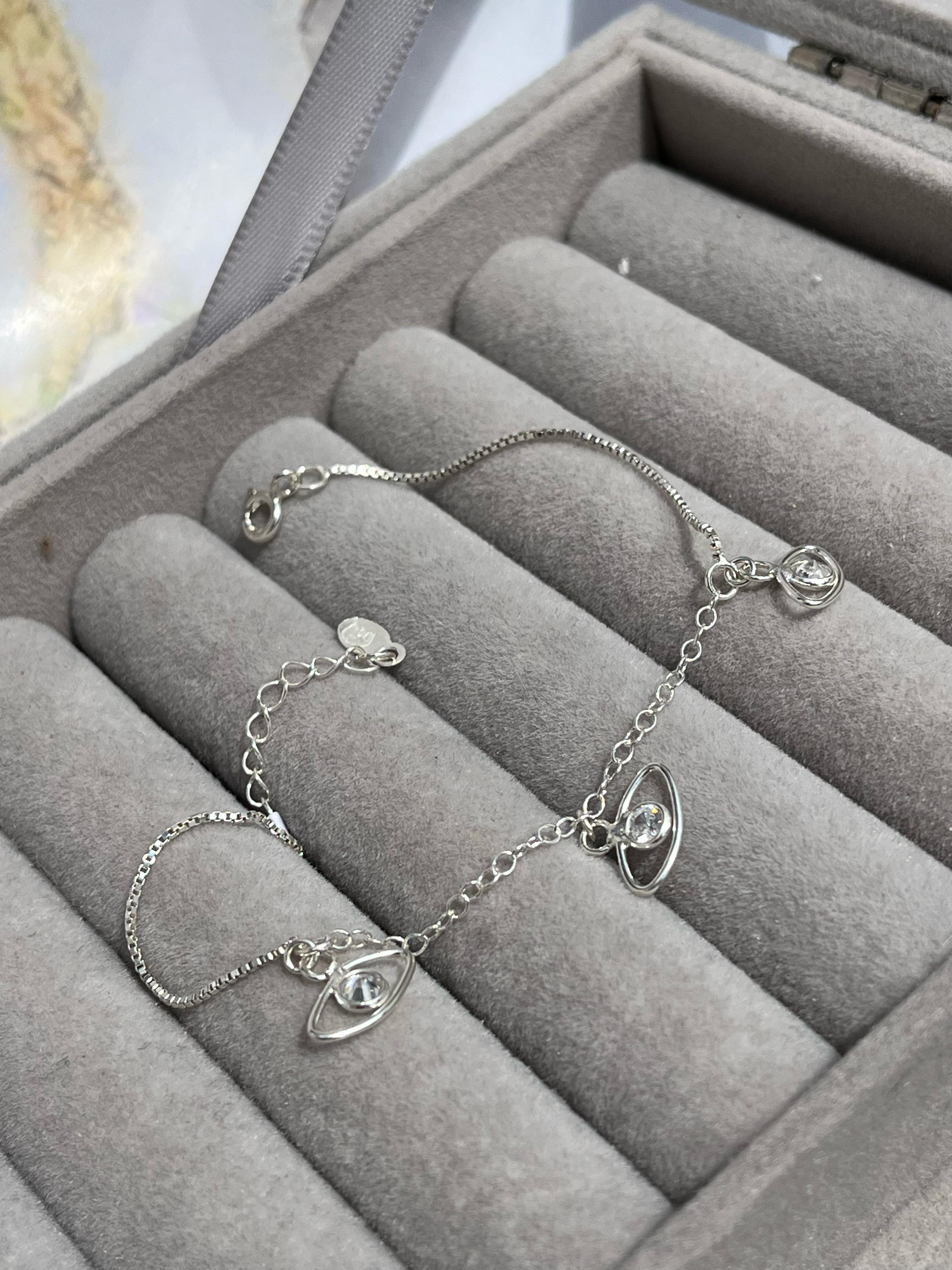 Pulsera con tres ojos turcos